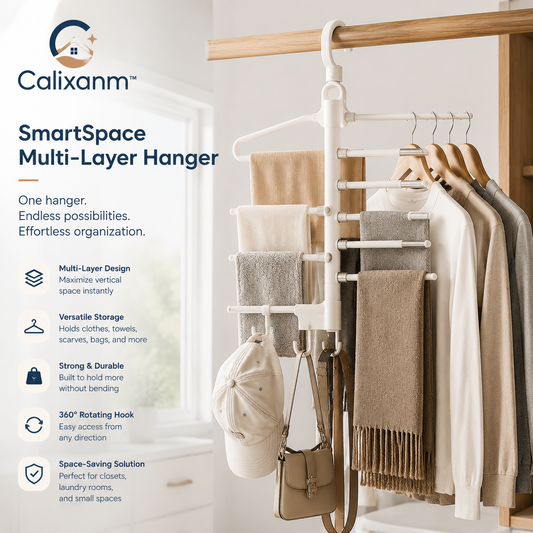 Calixanm™ FlexLayer SpaceMax Multi-Hanger Organizer System